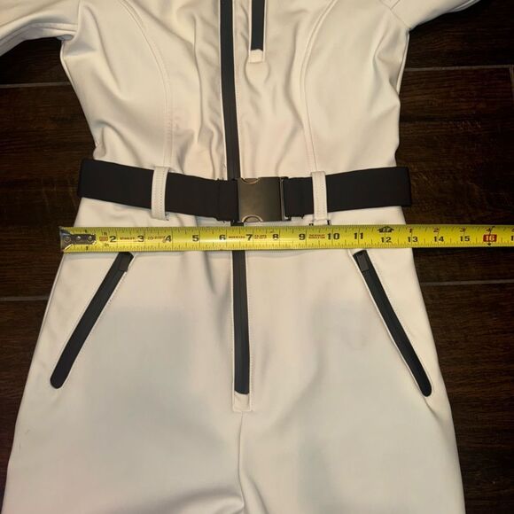 ⛄️ ZARA Ski NWT White and Black Jumpsuit SZ S - Picture 11 of 15